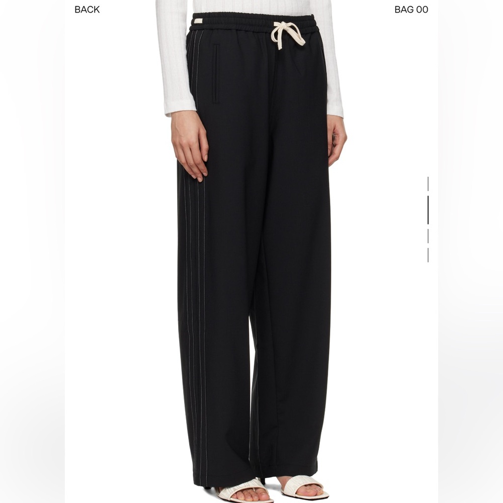 Cordera Black Tailoring Drawstring Trousers O/S